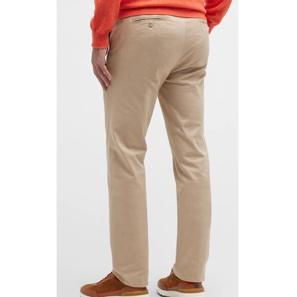 Peter Millar Men Crown Pilot Flat Front Trousers Twill Chino Pants Size 34 Khaki - Picture 13 of 14